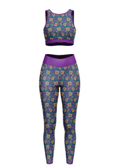 Madeline flower garden - swimwear - lycra - UV resistant factor 40+
