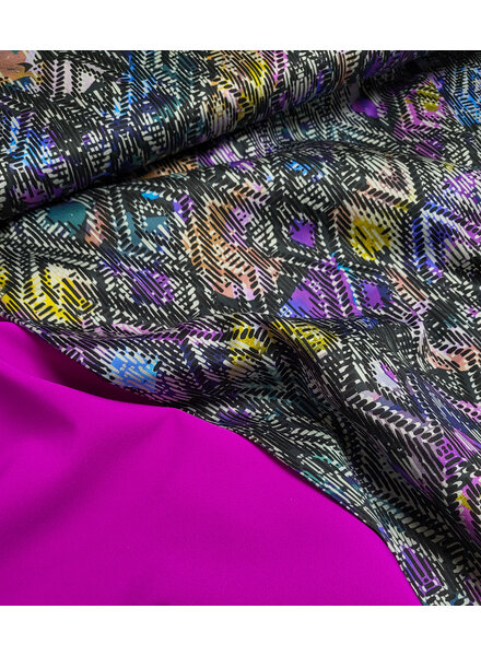 psychedelic - fijne popeline katoen