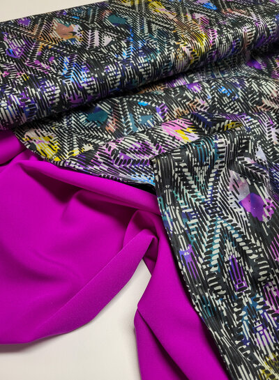 psychedelic - fine poplin cotton