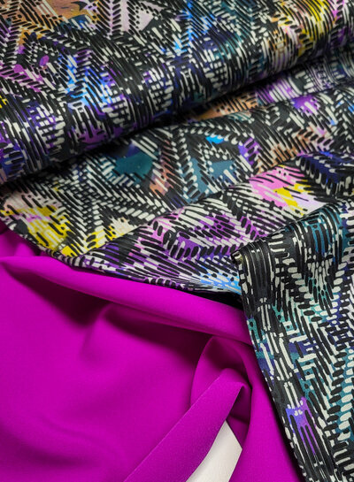 psychedelic - fine poplin cotton