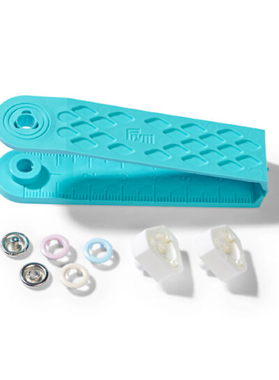 Prym drukknopen 8 mm blauw, roze, wit - 21 stuks - Prym