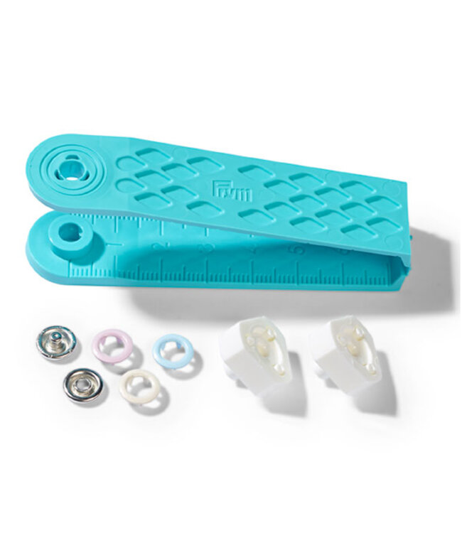 Prym drukknopen 8 mm blauw, roze, wit - 21 stuks - Prym