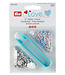 Prym drukknopen 8 mm blauw, roze, wit - 21 stuks - Prym