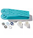 Prym drukknopen 8 mm blauw en wit - 21 stuks - Prym
