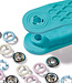 Prym drukknopen 8 mm blauw, roze, wit - 21 stuks - Prym