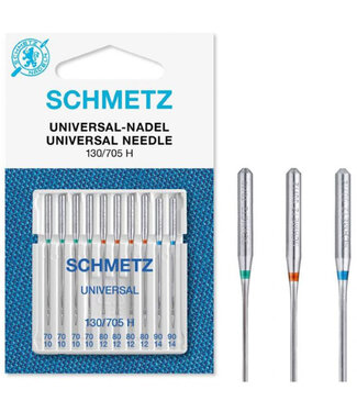 Schmetz universal needle assortment 70-80-90 (10 pieces)