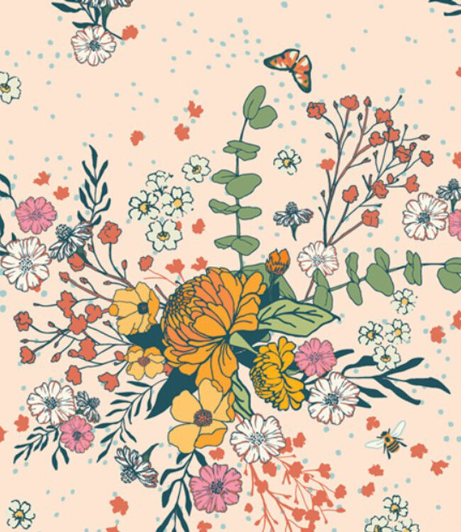 ART GALLERY FABRICS Heartfelt Reflection - Marigold