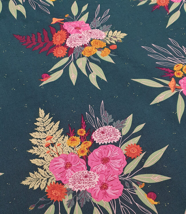 ART GALLERY FABRICS Moon forest echoes - Bohemia