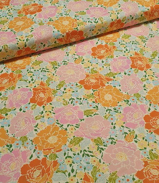 ART GALLERY FABRICS Woods rose garden - Marigold