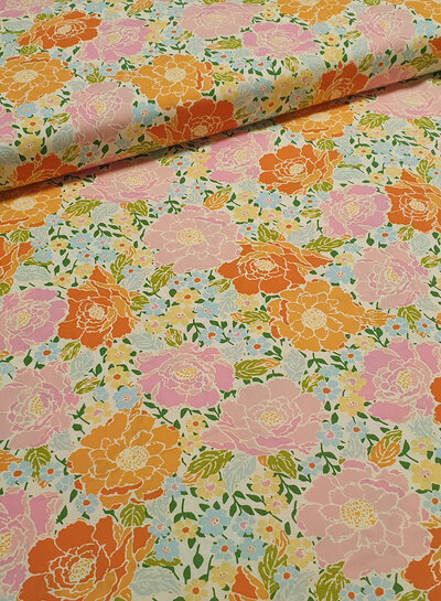 ART GALLERY FABRICS Woods rose garden - Marigold