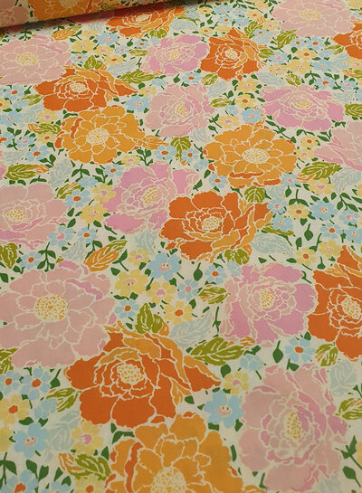 ART GALLERY FABRICS Woods rose garden - Marigold