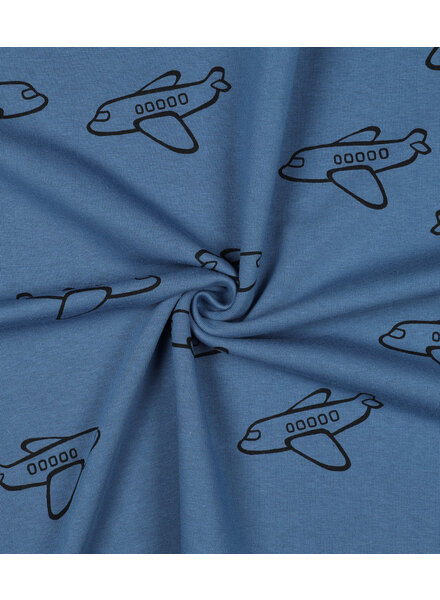 airplanes - blue - thick jogging