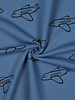 airplanes - blue - thick jogging