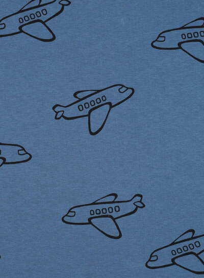 airplanes - blue - thick jogging