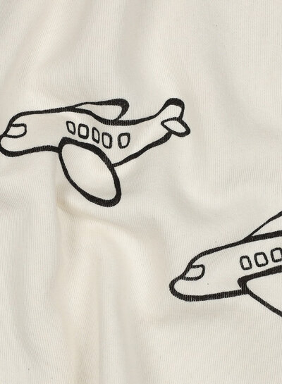 vliegtuigen - gebroken wit - dikke jogging