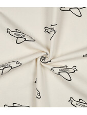 airplanes - off-white - thick jogging bottoms