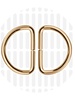 ZipperZoo D-ring 32 mm -  goud - verpakt per 2
