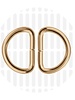 ZipperZoo D-ring 25 mm -  goud - verpakt per 2