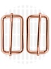 ZipperZoo schuifgesp 38 mm - rose goud - verpakt per 2