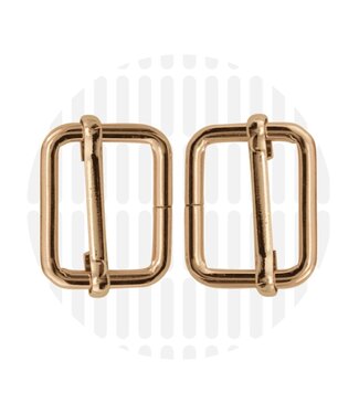 ZipperZoo schuifgesp basic 25 mm - goud - verpakt per 2