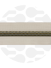 ZipperZoo Off-White - spiral zipper 1 meter #5 bronze