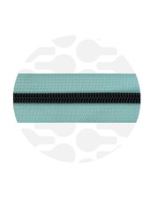 ZipperZoo Mint Zipper tape nr.5 with Nylon coil black spiral zipper