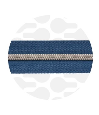 ZipperZoo stormy blue - spiraalrits 1 meter  #5