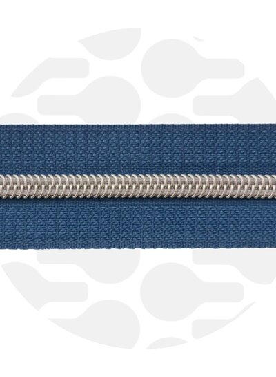 ZipperZoo stormy blue - spiraalrits 1 meter  #5