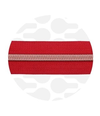 ZipperZoo Red - spiral zipper 1 meter #5
