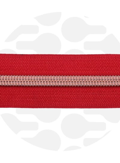 ZipperZoo Red - spiral zipper 1 meter #5