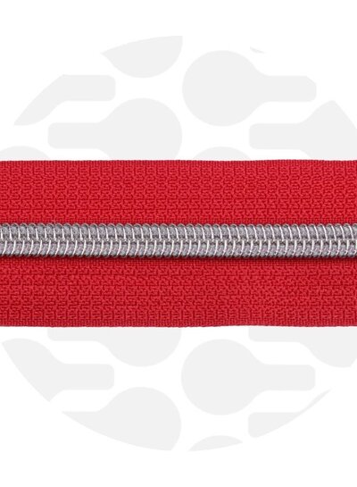 ZipperZoo rood - spiraalrits 1 meter  #5