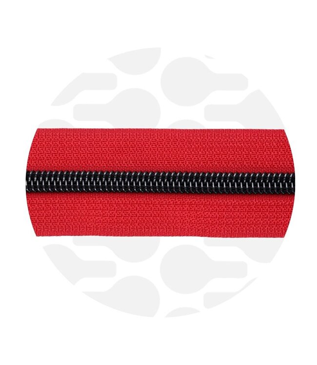 ZipperZoo rood - spiraalrits 1 meter  #5