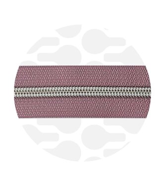 ZipperZoo Dark Lilac - spiral zipper 1 with #5