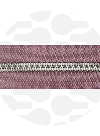 ZipperZoo Dark Lilac - spiral zipper 1 with #5