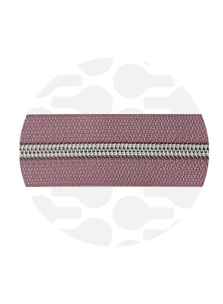 ZipperZoo dark lilac - spiraalrits 1 met #5