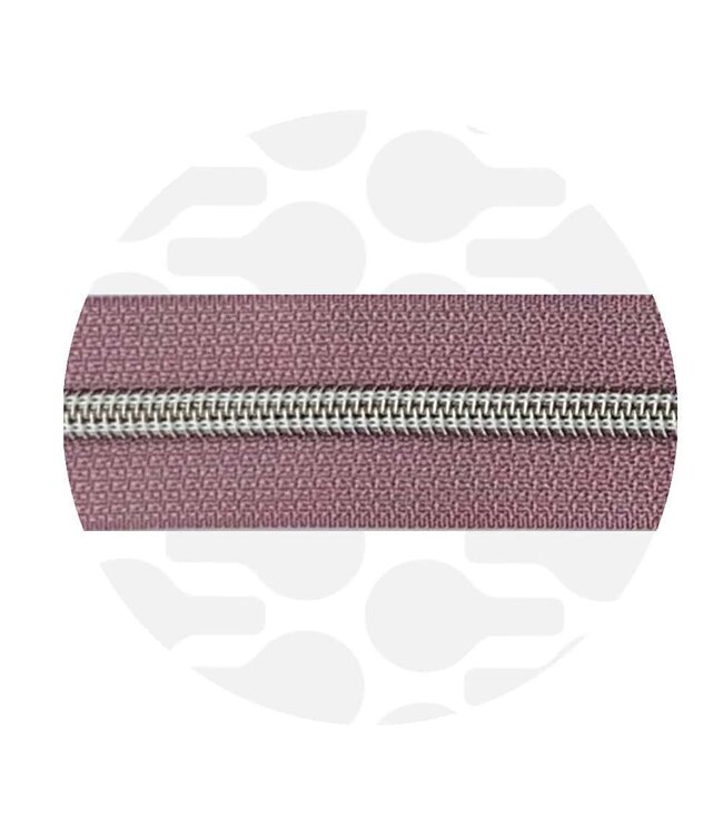 ZipperZoo dark lilac - spiraalrits 1 met #5