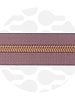 ZipperZoo Dark Lilac - spiral zipper 1 with #5