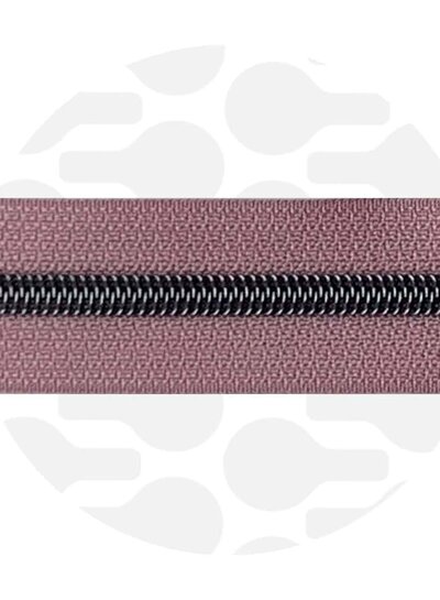 ZipperZoo Dark Lilac - spiral zipper 1 with #5