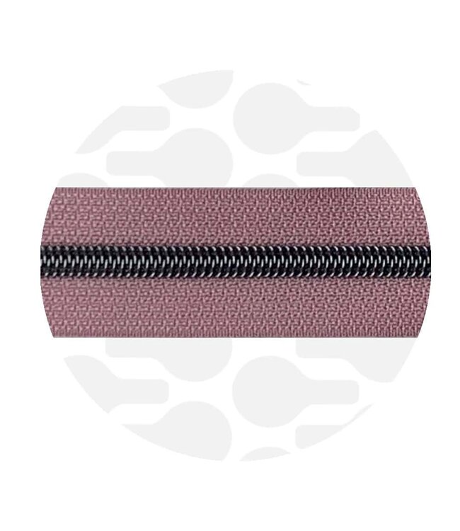 ZipperZoo dark lilac - spiraalrits 1 met #5