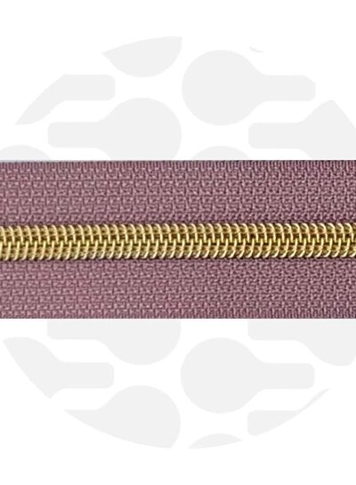 ZipperZoo Dark Lilac - spiral zipper 1 with #5