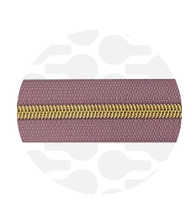 ZipperZoo dark lilac - spiraalrits 1 met #5