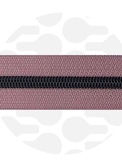 ZipperZoo Dark Lilac - spiral zipper 1 with #5