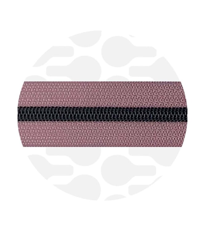 ZipperZoo dark lilac - spiraalrits 1 met #5