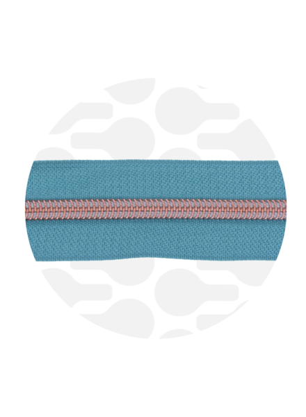 ZipperZoo dusty turquoise - spiral zipper 1 meter #5