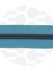 ZipperZoo stoffig turquoise - spiraalrits 1 meter  #5