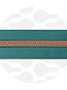 ZipperZoo seaspray teal - spiraalrits 1 meter  #5