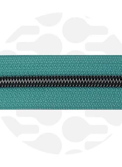 ZipperZoo Seaspray Teal - spiral zipper 1 meter #5
