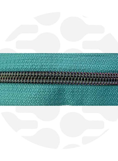 ZipperZoo Seaspray Teal - spiral zipper 1 meter #5