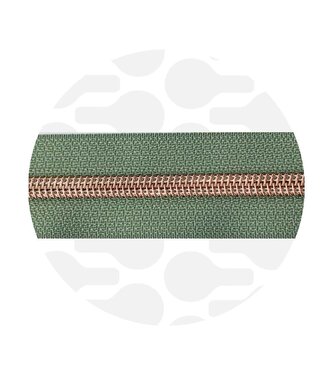ZipperZoo willow green - spiraalrits 1 meter  #5
