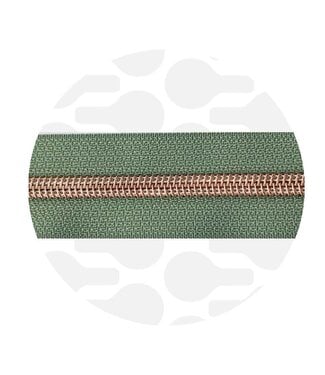 ZipperZoo Willow Green - spiral zipper 1 meter #5